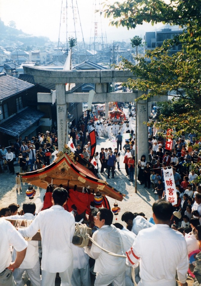 当神社　秋祭り風景