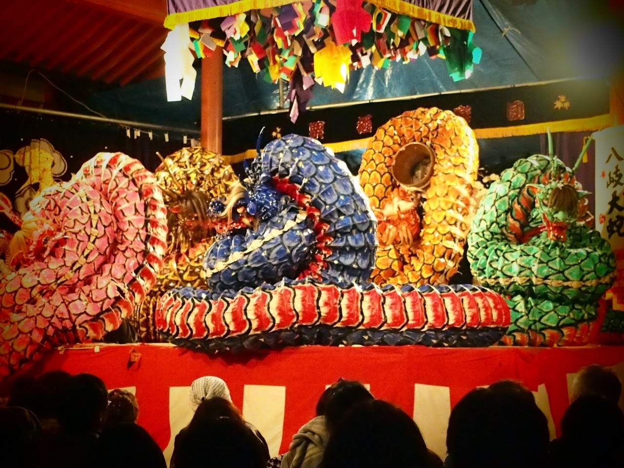 秋例祭での神楽奉納