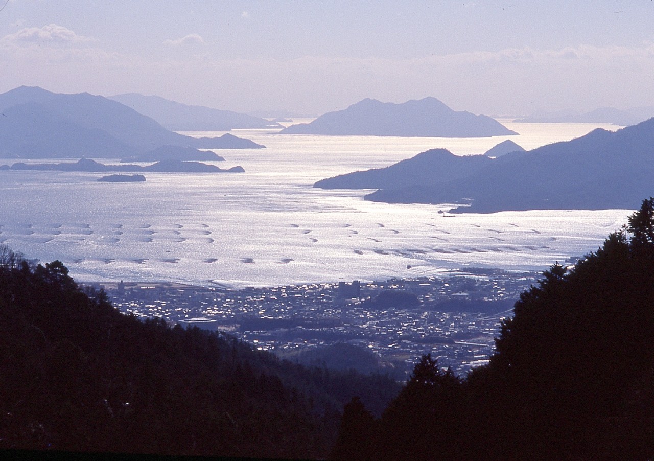 極楽寺山から望む瀬戸内海