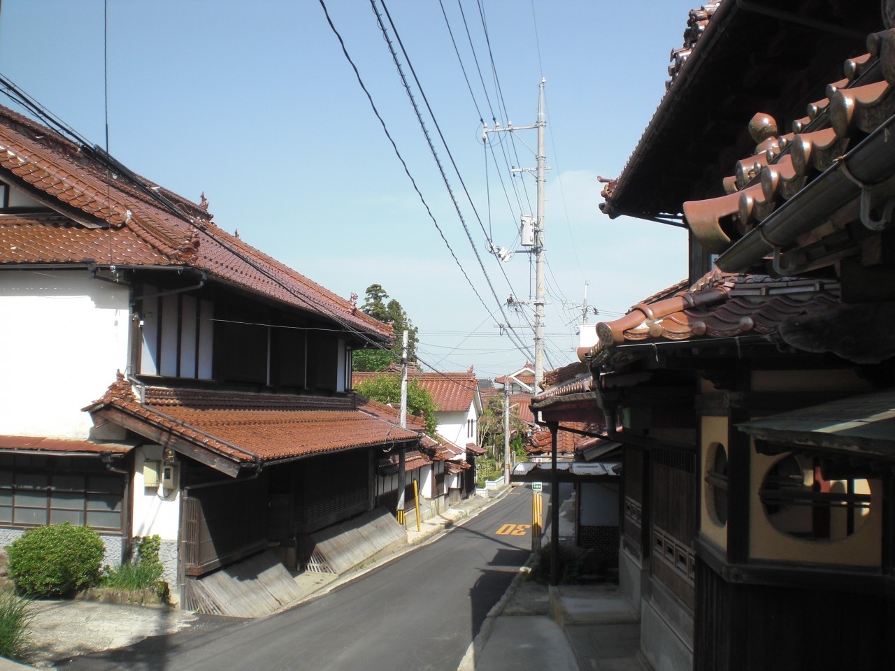 白市のまちなみ。