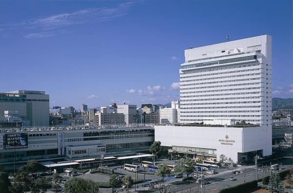 広島駅新幹線口に直結したホテルグランヴィア広島外観