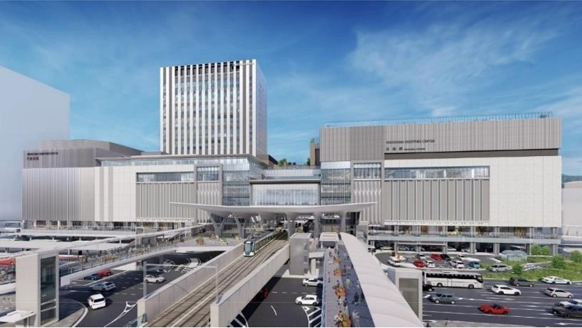 広島新駅ビル「minamoa(ミナモア)」全景